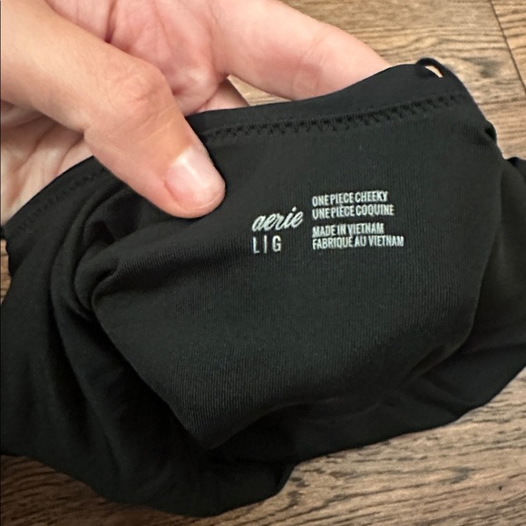 Aerie black one piece bathing suit - Picture 4 of 4